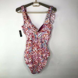 Lauren Ralph Lauren Womens One Piece Swimsuit Sz 6